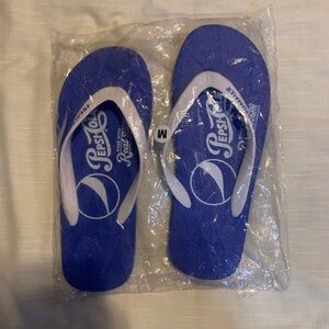 Pepsi Blue Summer Sandals